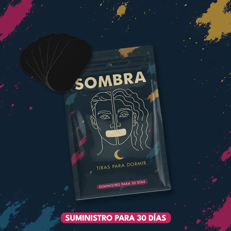 Sombra |  Tiras Para Dormir | Suministro Para 30 Dias